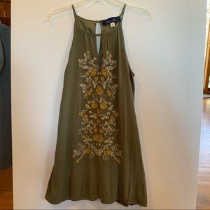 Blue Rain Embroidered Tunic Tank Women’s Size S